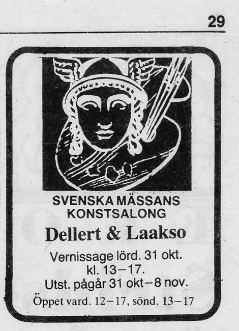1981 Add for the Borderline exhibit 1981